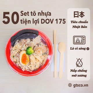 Set 50 bộ tô nhựa cao cấp dùng một lần (trên 2000 hộp giá sỉ)