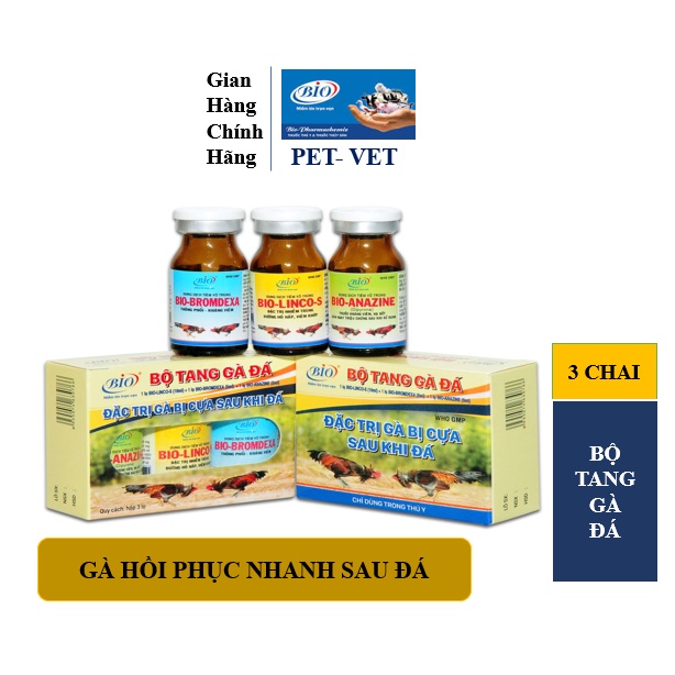 BIO-BỘ TANG GÀ ĐÁ-CHUYÊN DÙNG CHO GÀ ĐÁ, GÀ HÔ HẤP, KHÒ KHÈ