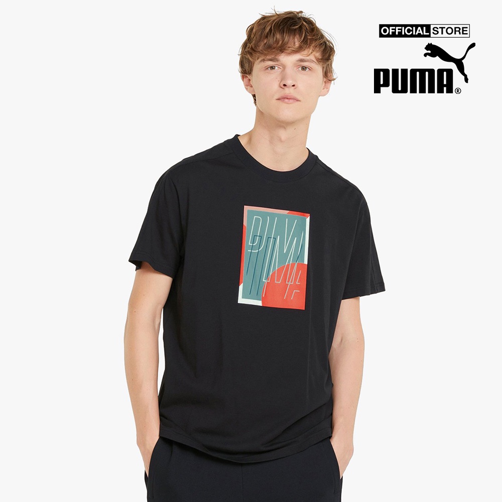 PUMA - Áo thun nam ngắn tay T7 GO FOR Graphic 534216-01