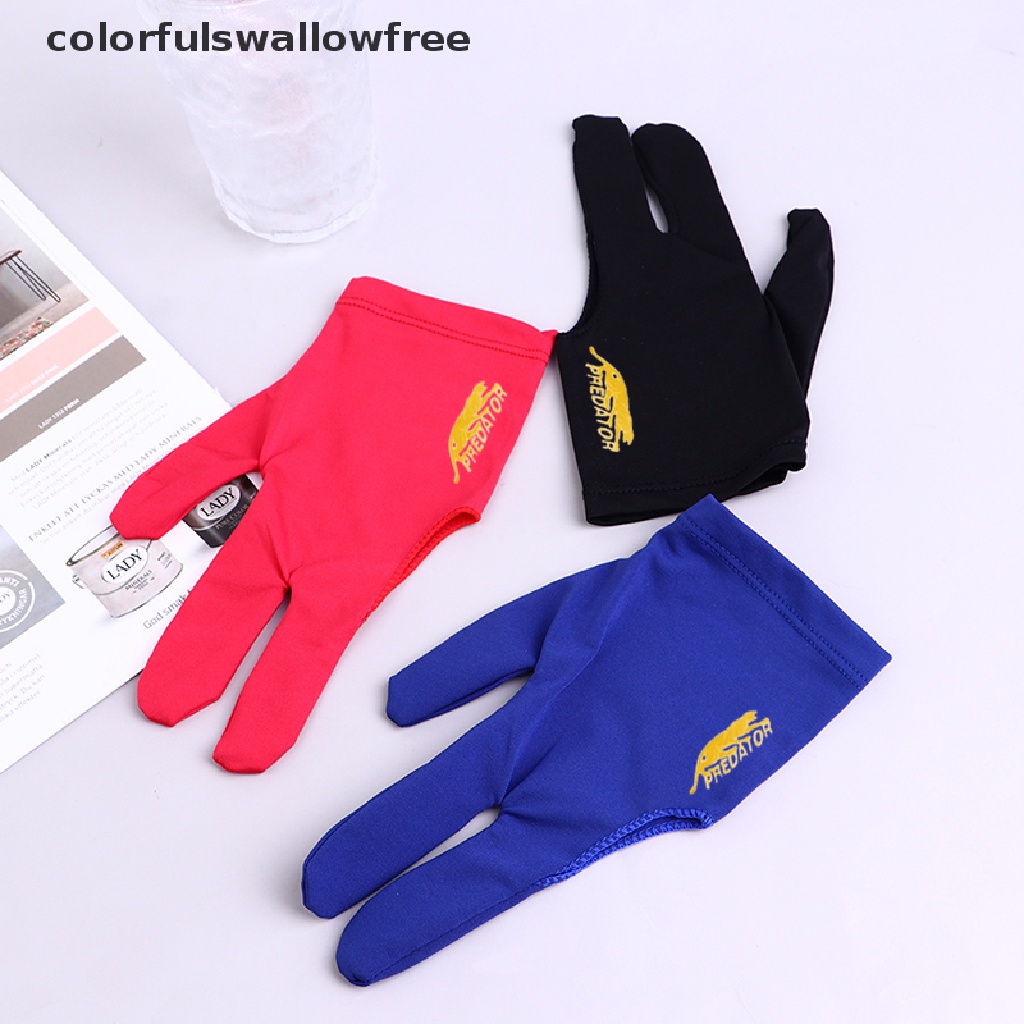 Găng Tay Trái / Phải Chơi Bida Ba Ngón Đầy Màu Sắc ABC