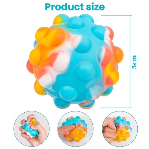 Pop it Quả bóng phát sáng ,.. Đồ Chơi Bóp Tay Xả Stress, Bấm Bong Bóng Nhiều Màu Sắc