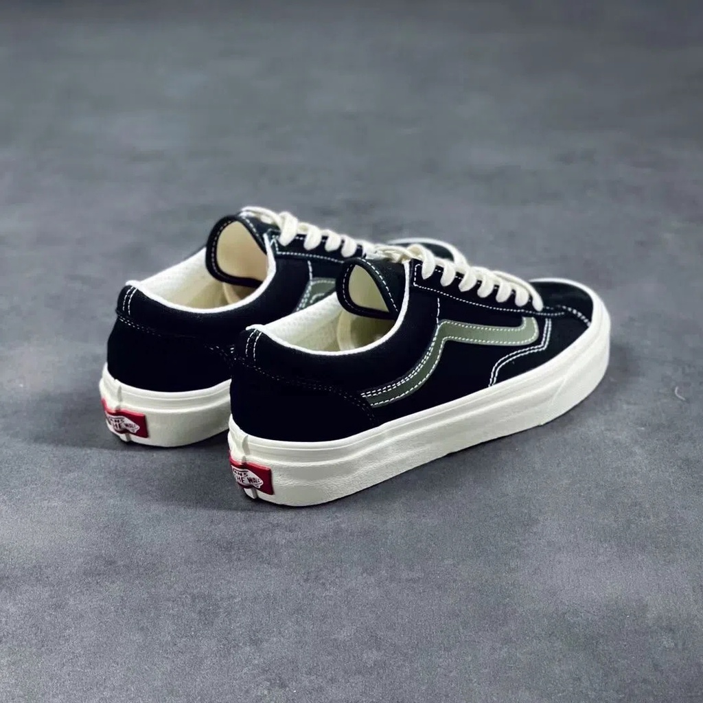 Ready vans vaultogstyle 36 retro đen và trắng quanzhilong đầu ngắn giới hạn giày trượt ván thấp trên cùng giày vải