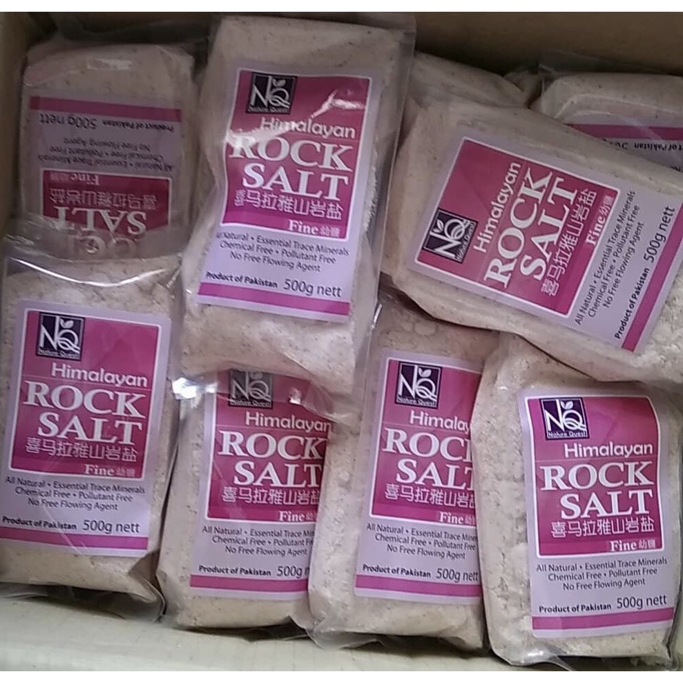 Muối ăn Himalaya Rock Salt.