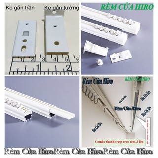 Phụ kiện thanh ray treo rèm xếp ly