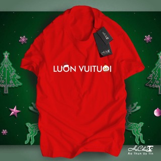 Áo thun luon vuituoi phiên bản noel 2023 - hocha89 - w1t112022 - vải cotton 4c mềm mịn co giãn 4 chiều