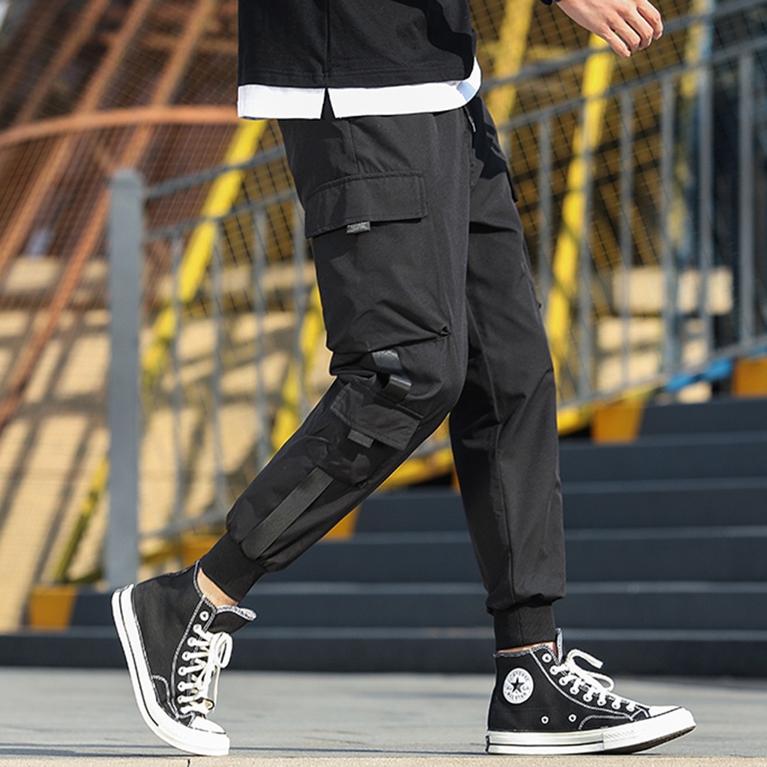 Quần jogger túi hộp thể thao nam viền dây cá tính SOZO - JOGGER NAM 9000055