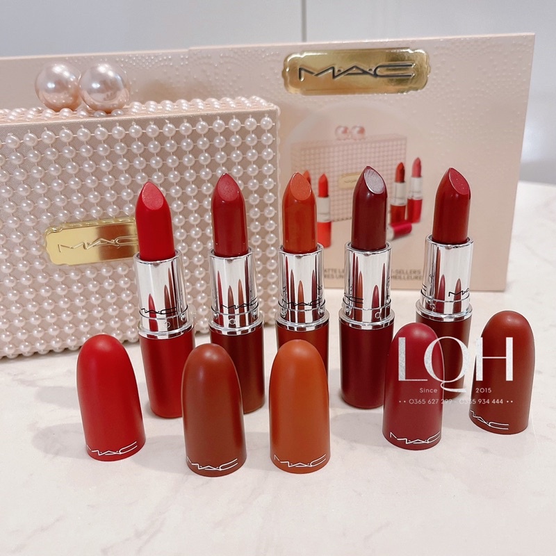 Set son MAC 5 cây Fullsize Matte hàng Limited
