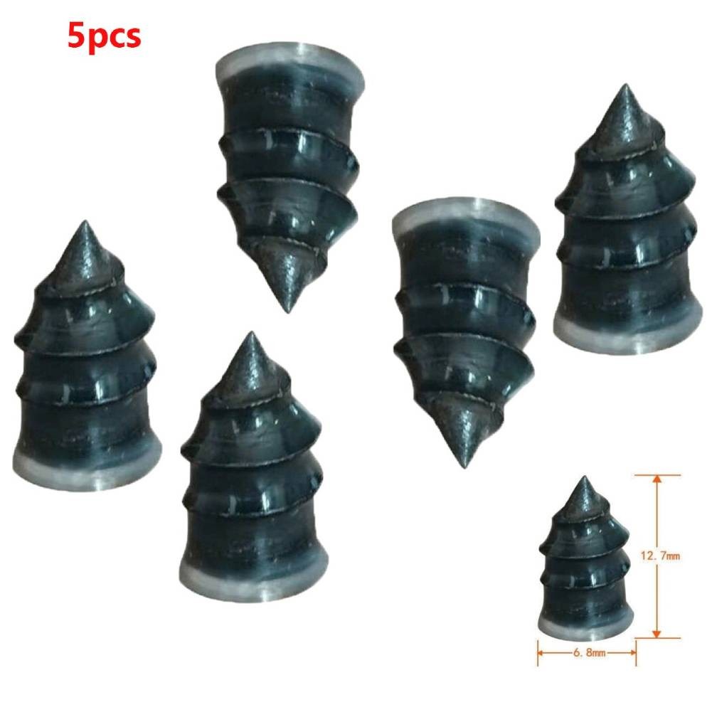 Bộ 5 Đinh Cao Su Vá Lốp Xe Hơi S / L Chất Lượng Cao