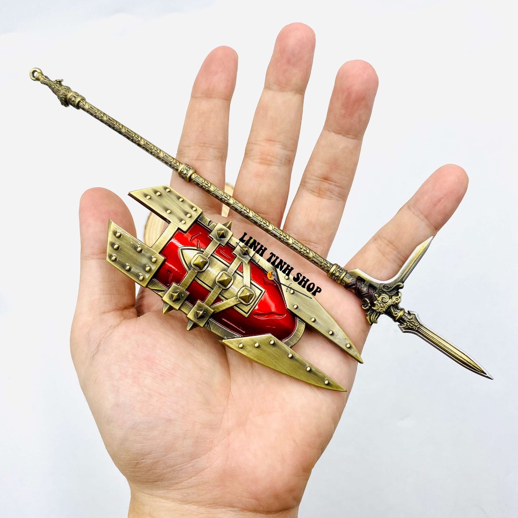 Mô hình Thương Thuẫn Tấn Thiết Mâu - Qua Thuẫn Thần Khí Cổ Đai