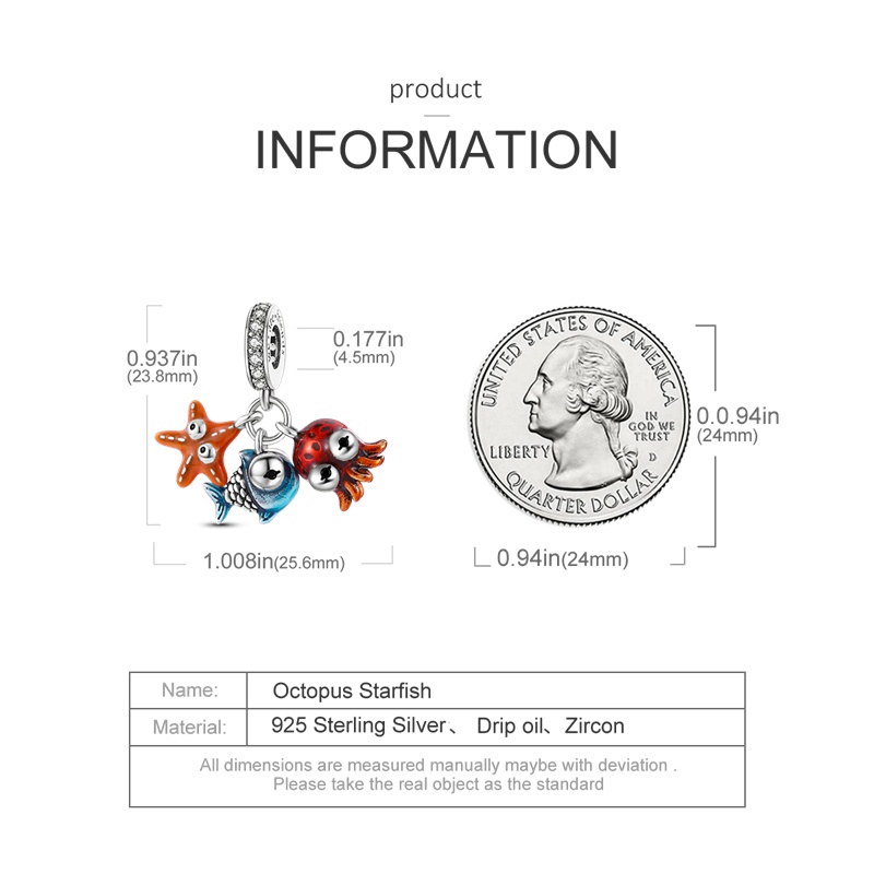 Hạt Charm Bằng Bạc Sterling 925 Hình Cây Xương Rồng Xinh Xắn