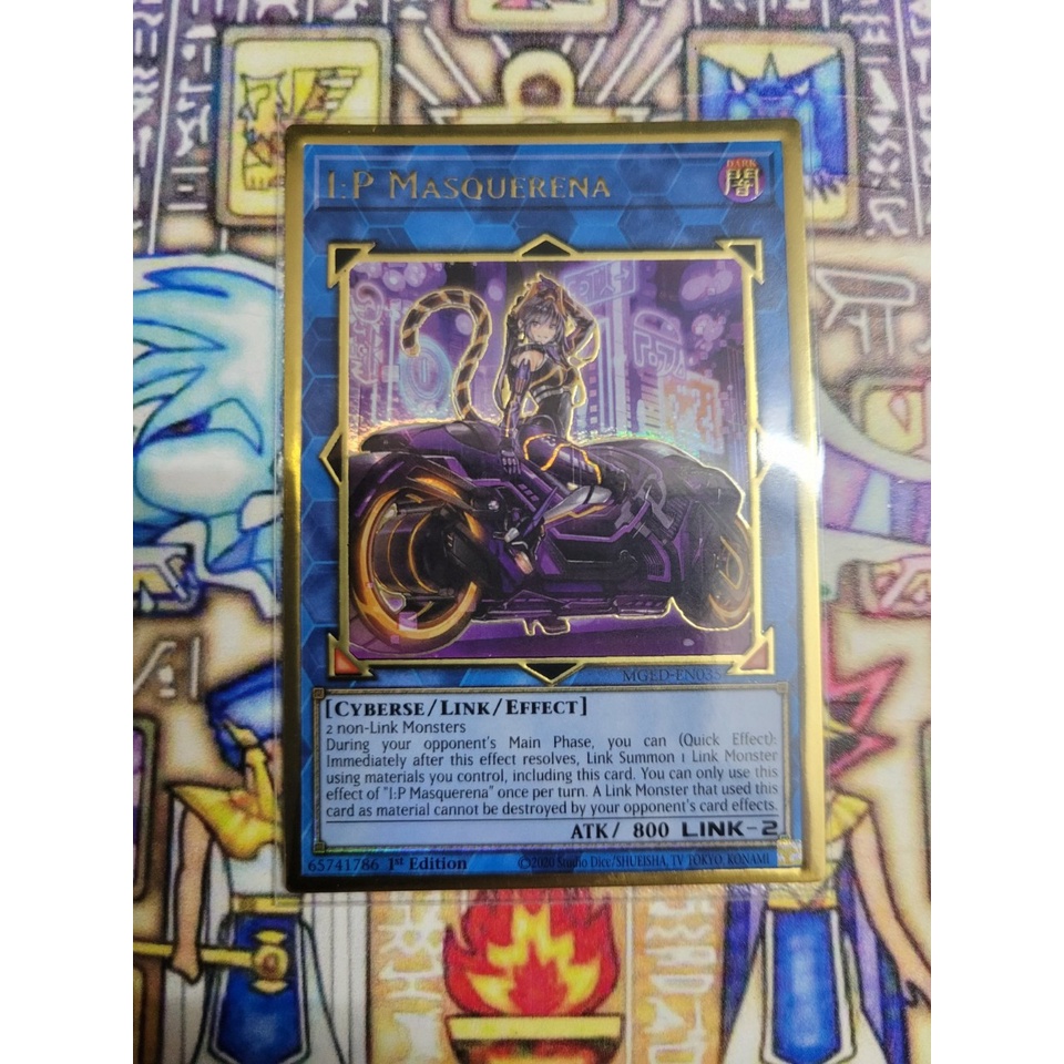 Thẻ bài Yugioh - TCG - I:P Masquerena  / MGED-EN035