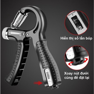 Kìm Bóp Tay, Kìm Tập Cơ Tay, Dụng Cụ Tập Gym Tại Nhà Điều Chỉnh Lực Có Đếm 10-60kg