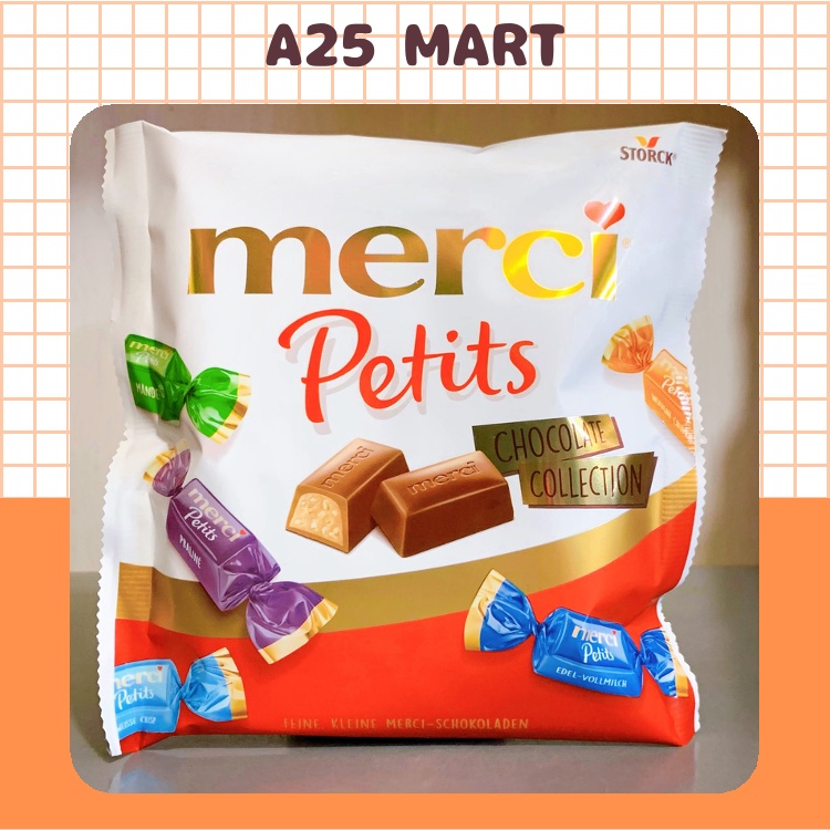 Kẹo Socola Hỗn Hợp Merci Petits Gói 125g