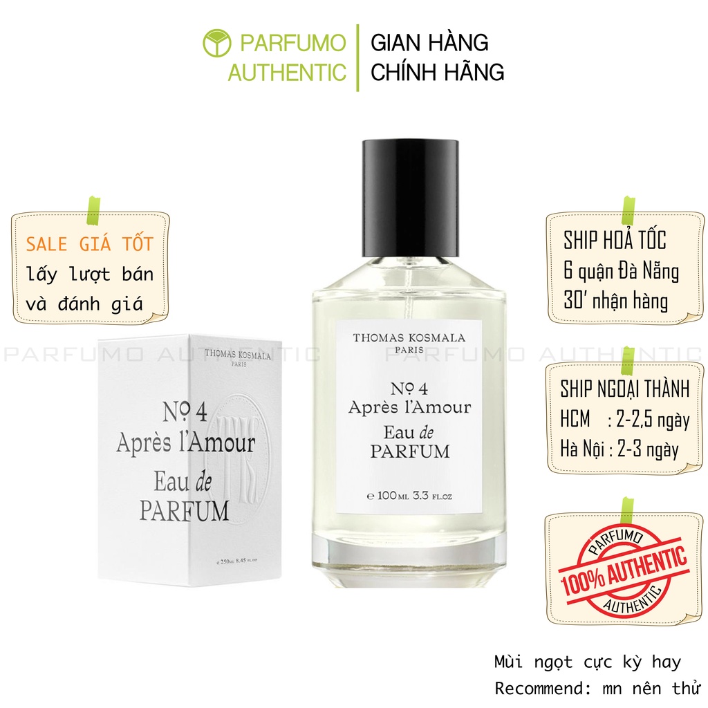 Nước hoa No4 Thomas Kosmala Après l'Amour EDP - bản kết hợp giữa Baccarat 540 và Another 13 [Cam Kết
