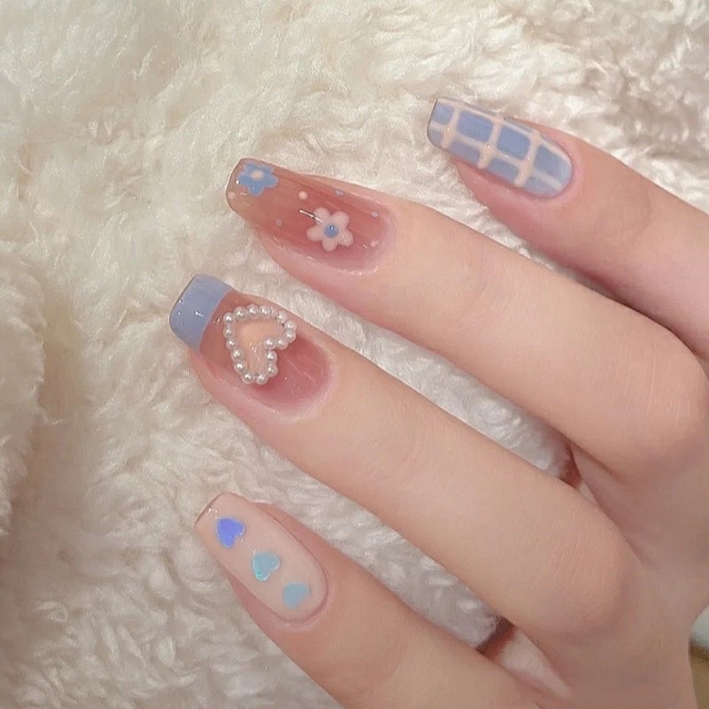 Set 25c  Hạt Trai - Phụ Kiện Nails - Trang Trí Móng