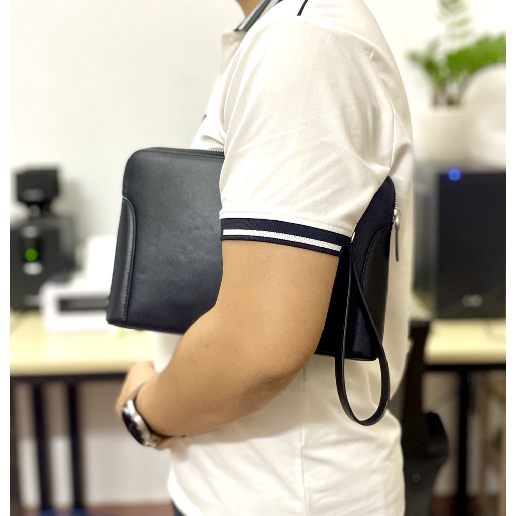 Clutch cầm tay da bò nappa cao cấp