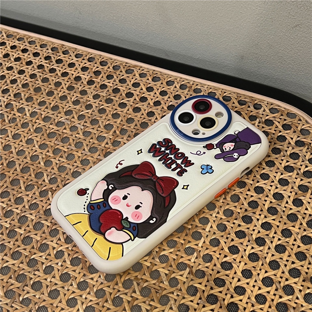 Ốp Điện Thoại Da Viền tpu Dẻo In Họa Tiết Hoạt Hình Góc Tròn Cho iphone 15 pro max 14 pro max 13 pro max 12 pro max