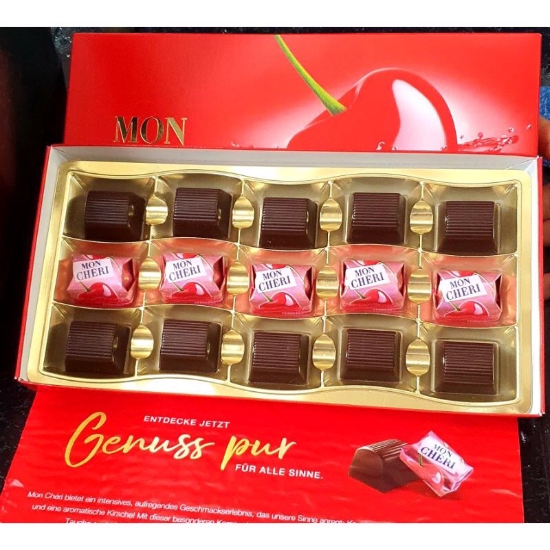 SOCOLA RƯỢU MON CHERI 157G / CHERRY CLUB/ MONCHERI
