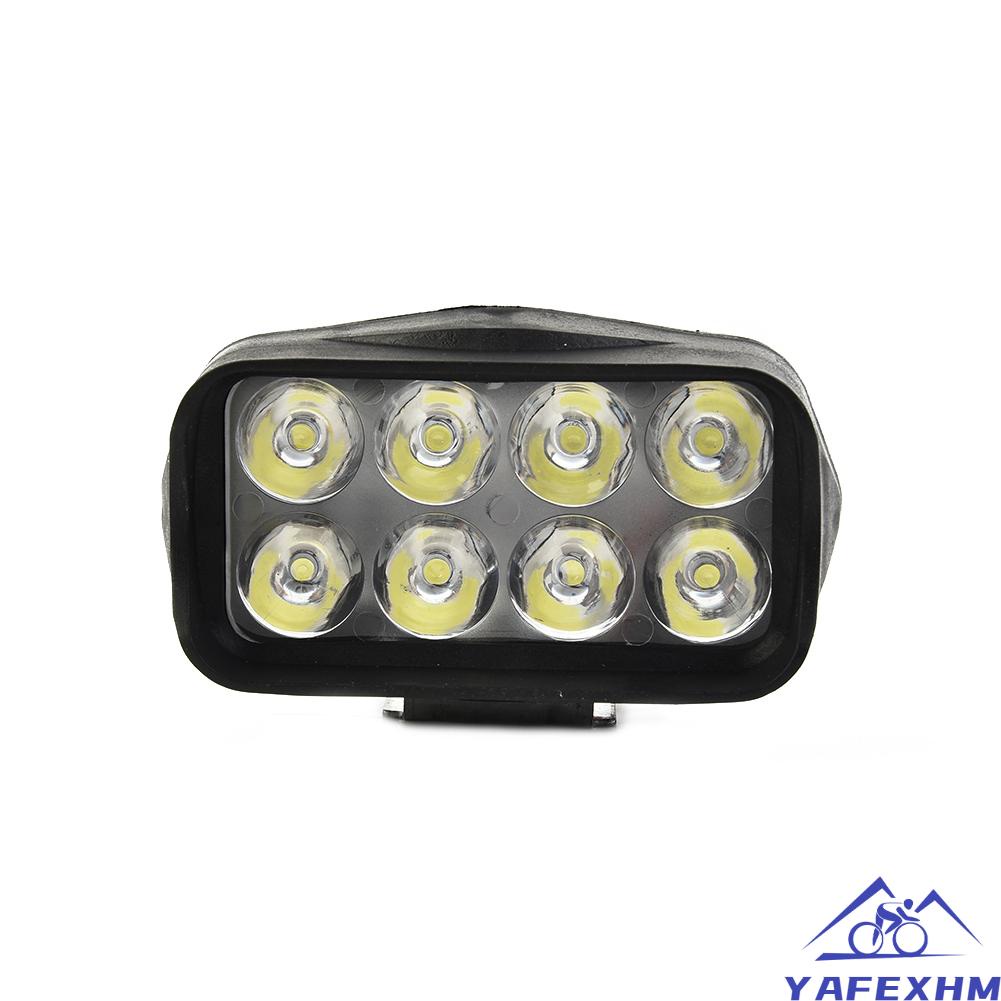 Đèn Pha 8 Bóng LED 6000K 12-85V DC 80 * 50mm Chống Thấm Nước Chuyên Dụng Cho Xe Mô Tô