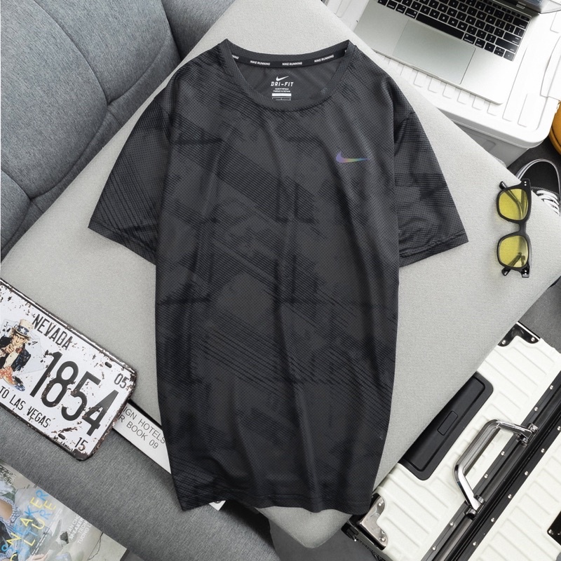 Áo thun thể thao nam cầu lông/tennis/chạy bộ… vải nhẹ mát thoáng khí