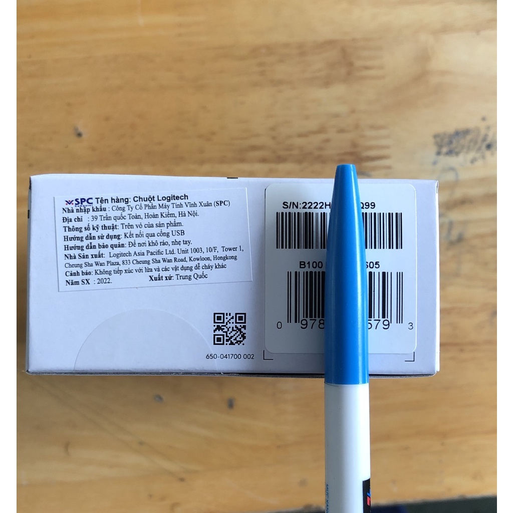 Chuột có dây Logitech B100 | M90 - Dây dài 1m8, thiết kế ôm tay, thuận cả 2 tay