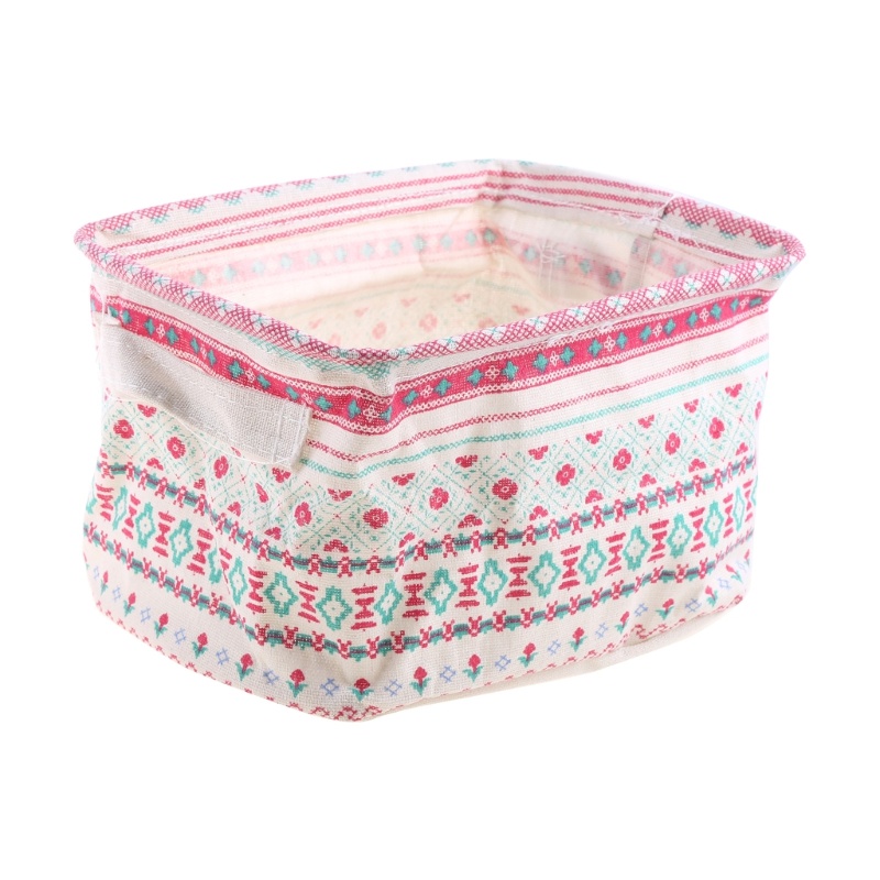 Hộp Đựng Đồ Trang Sức / Mỹ Phẩm Để Bàn Bằng Vải Lanh Chất Lượng Cao