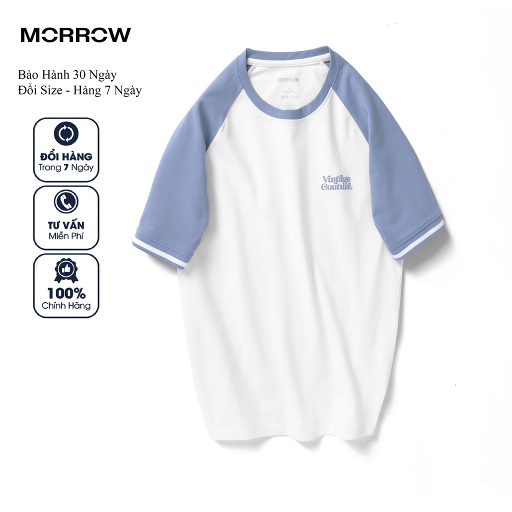 Áo Thun Nam Cổ Tròn ETERNEL T-SHIRT Vải Cá Sấu Cotton Xuất Xịn, Chuẩn Form, Trẻ Trung - MORROW