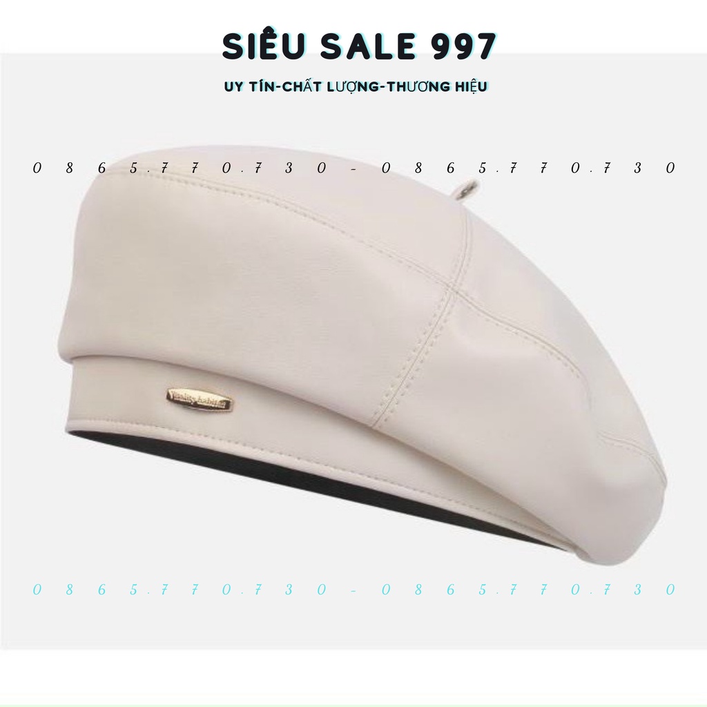 MŨ NỒI DA QC CHẤT DÀY XỊN DÀNH CHO NỮ MANG XINH, NGẦU DỄ PHỐI ĐỒ