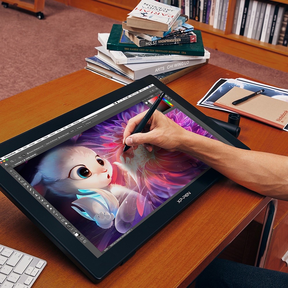 Bảng vẽ điện tử XPPEN Artist 22 2nd năng nghiêng và kết nối RGB ≥90% 8192 cấp độ/bút không dùng pin