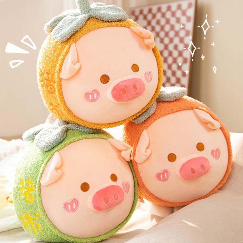 Heo Nhồi Bông Mềm Mại Để Bàn Trang Trí Dễ Thương