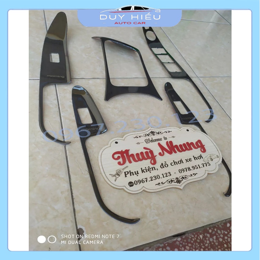 Kia Morning, Ốp trang trí nội thất xe Kia Morning số sàn đời 2013 đến 2020 trang trí nội thất xe sang trọng hơn