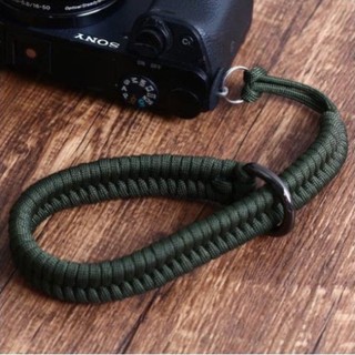 Dây đeo cổ tay máy ảnh Paracord wrist strap vải dù đan - For Fujifilm, Sony, Canon, Nikon