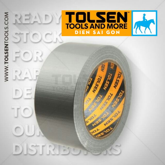BĂNG KEO VẢI SIÊU DÍNH 48mm x 25m DUCT TAPE Tolsen 50281