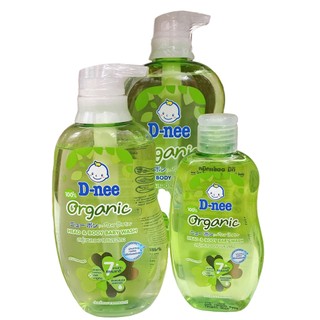 Tắm gội toàn thân trẻ em Dnee xanh lá 800ml/380ml/200ml