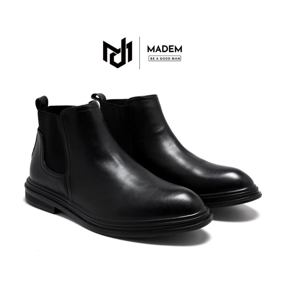 Giày CHELSEA BOOTS nam cao cấp da bò Nappa kiểu dáng sang trọng - CS2 MADEM - Full box bảo hành 12 tháng