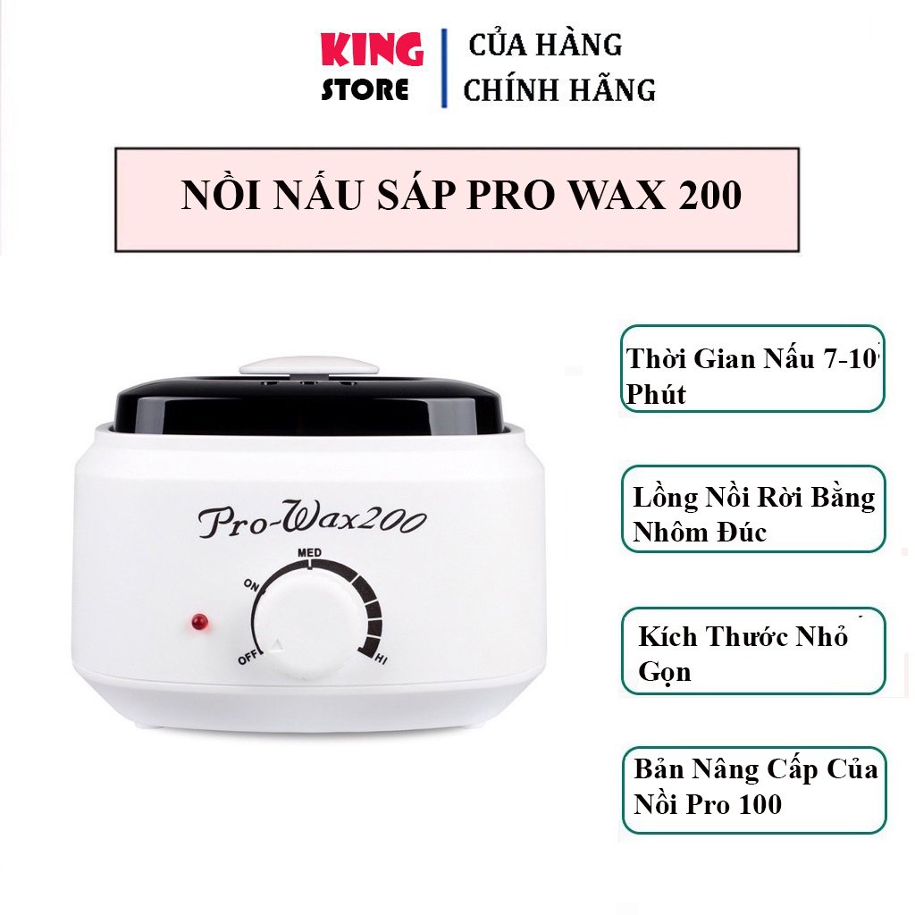 Nồi Nấu Sáp Wax Lông Chuyên Dụng Nâng Cấp Pro 200, Hàng Cao Cấp