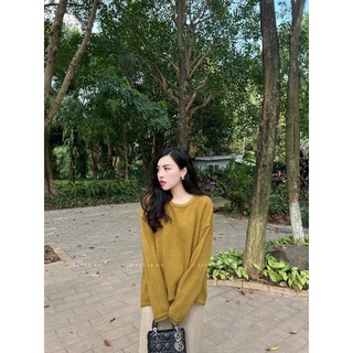 Áo len vạt chéo cổ tròn C'est la vie