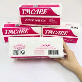 Gói giấy lau tay vệ sinh TECHMODULE đa năng cao cấp 2 lớp 100 tờ siêu dai