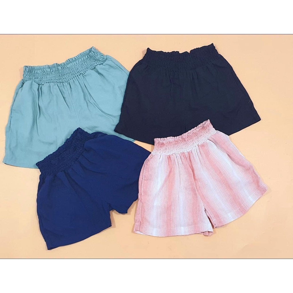 Quần short linen dư xịn cho bé và mẹ
