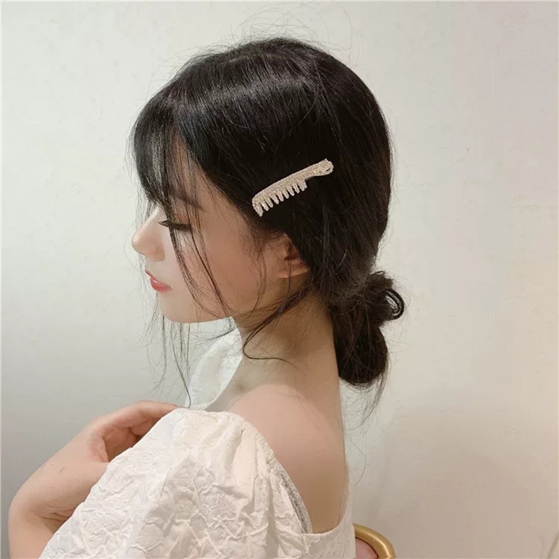 Kẹp Tóc Đính Ngọc Trai Nhân Tạo Thời Trang 2023