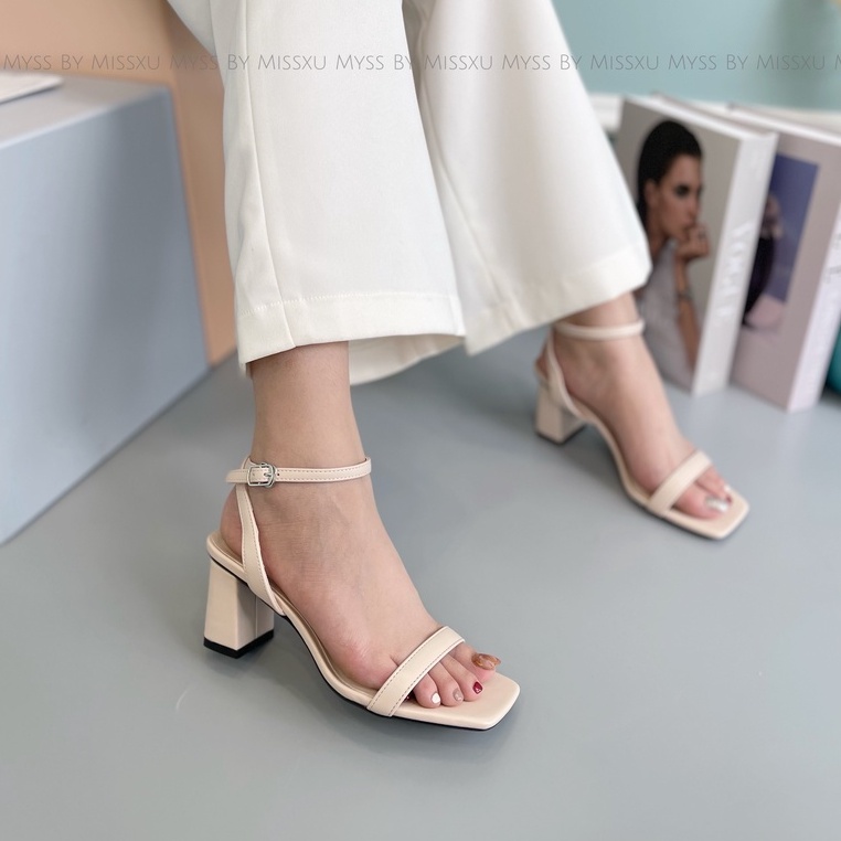 Giày sandal quai ngang gót trụ thời trang MYSS - SD171