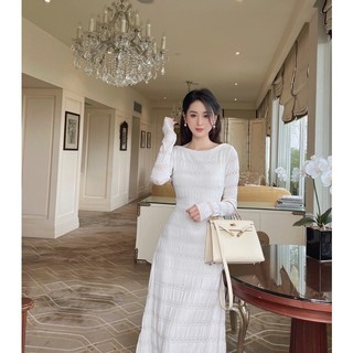➖Đầm xoè ren hở lưng