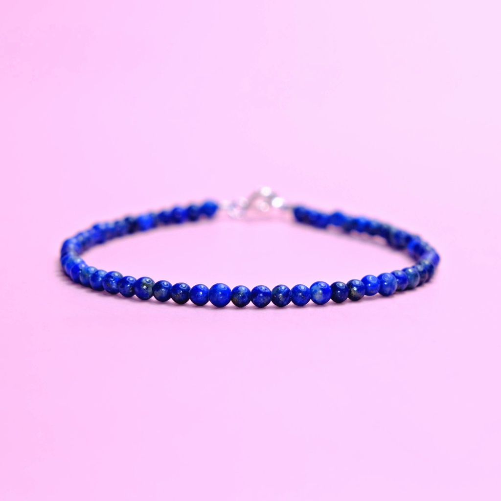 Lắc tay lapis lazuli UPCARA lắc tay phong thuỷ tự nhiên