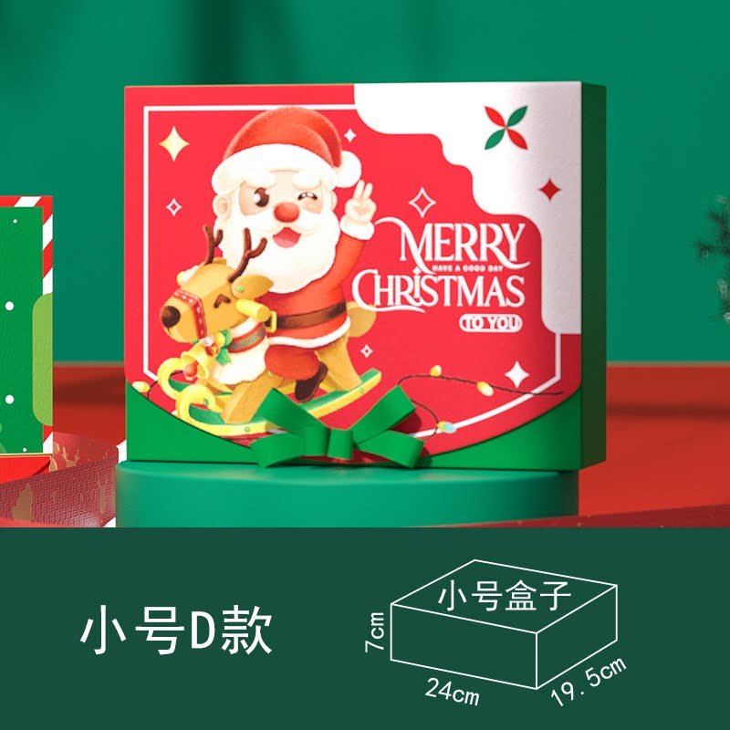 TD46n-Hộp giấy đựng quà, bánh hình NOEL