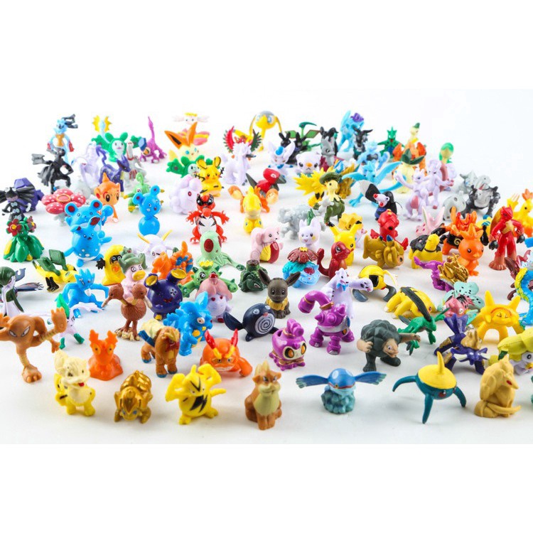 Mô hình pokemon pikachu đáng yêu cho bé đồ chơi trẻ em trang trí dễ thương kích thước khoảng 1cm ngẫu nhiên