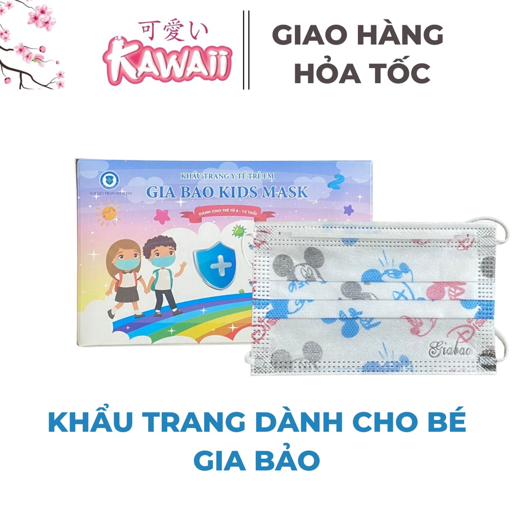 Khẩu Trang Trẻ Em Gia Bảo Kid