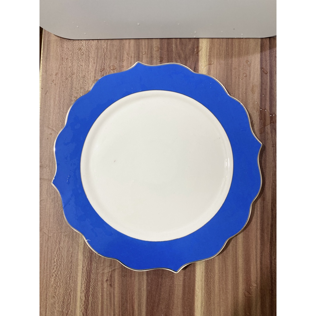 Đĩa tròn phong cách Nhật Bản, nhiều size - đĩa sứ trang trí đồ ăn đẹp từ 22cm - 28cm