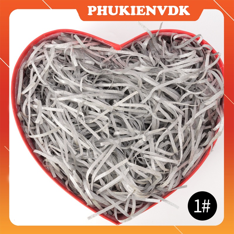 [1KG] Giấy Rơm Nhũ Giấy Vụn Nhũ Kim Tuyến Lót Hộp Quà Tặng