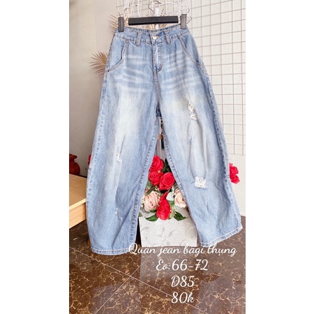 Quần Jean dáng bagi