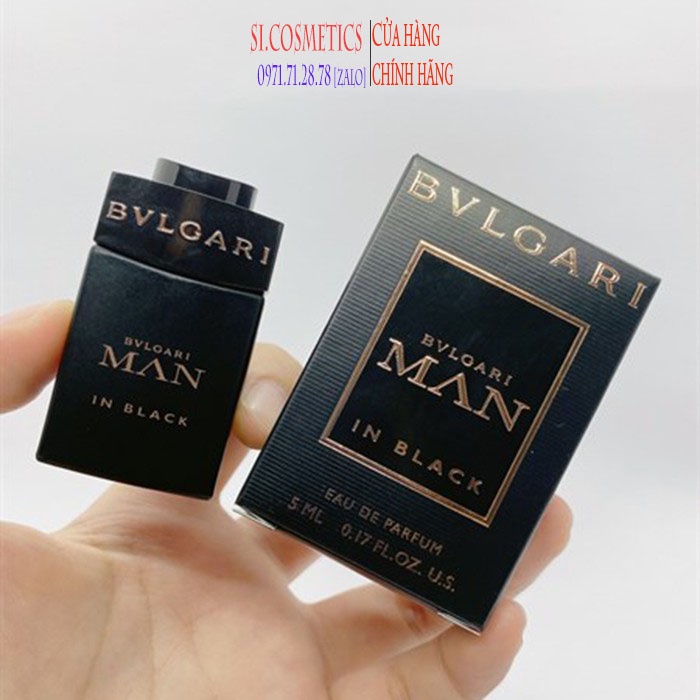 Nước hoa mini Bvlgari Man In Black For Men 5ml